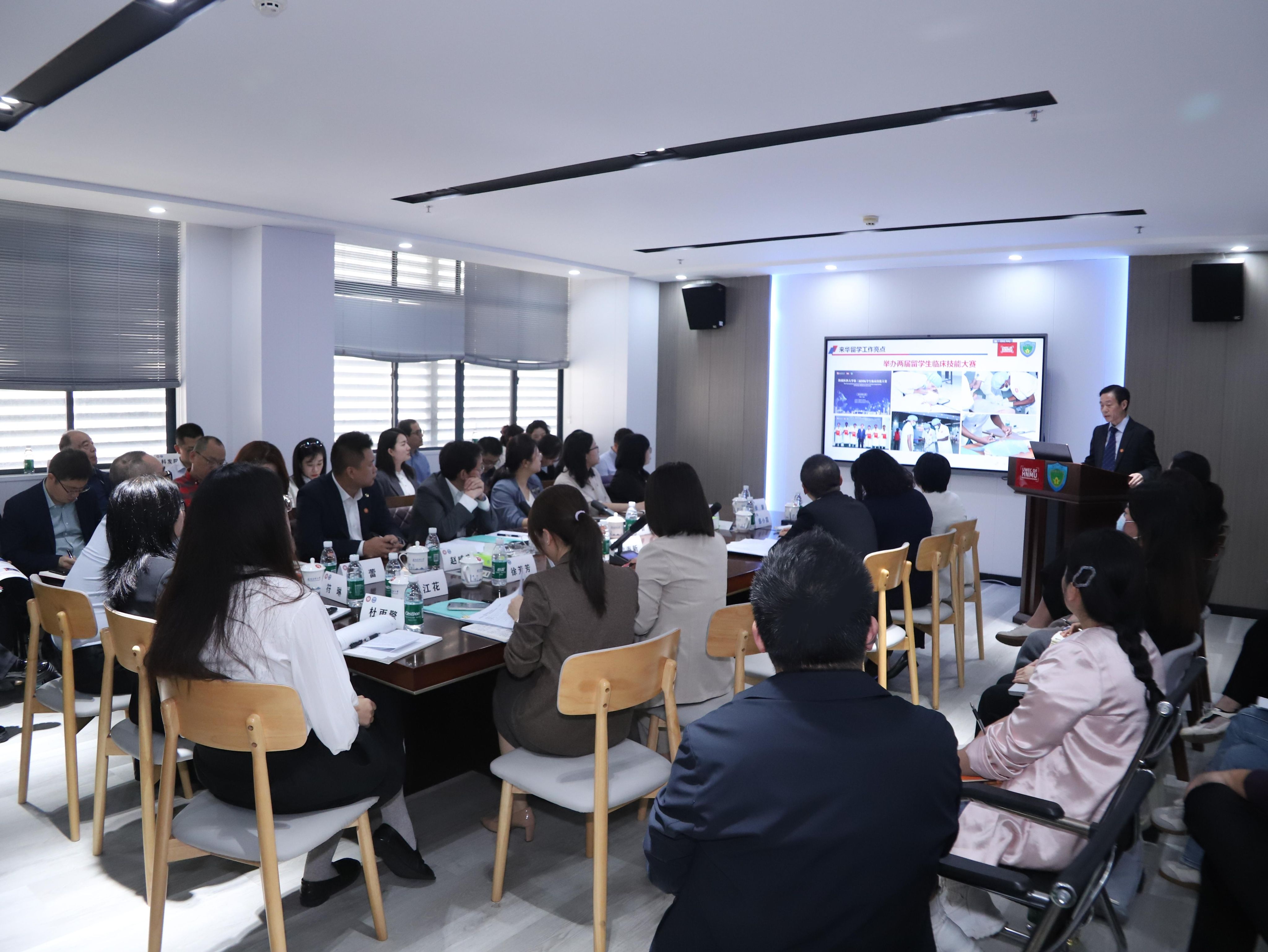 校长陈国强一行调研国际教育学院