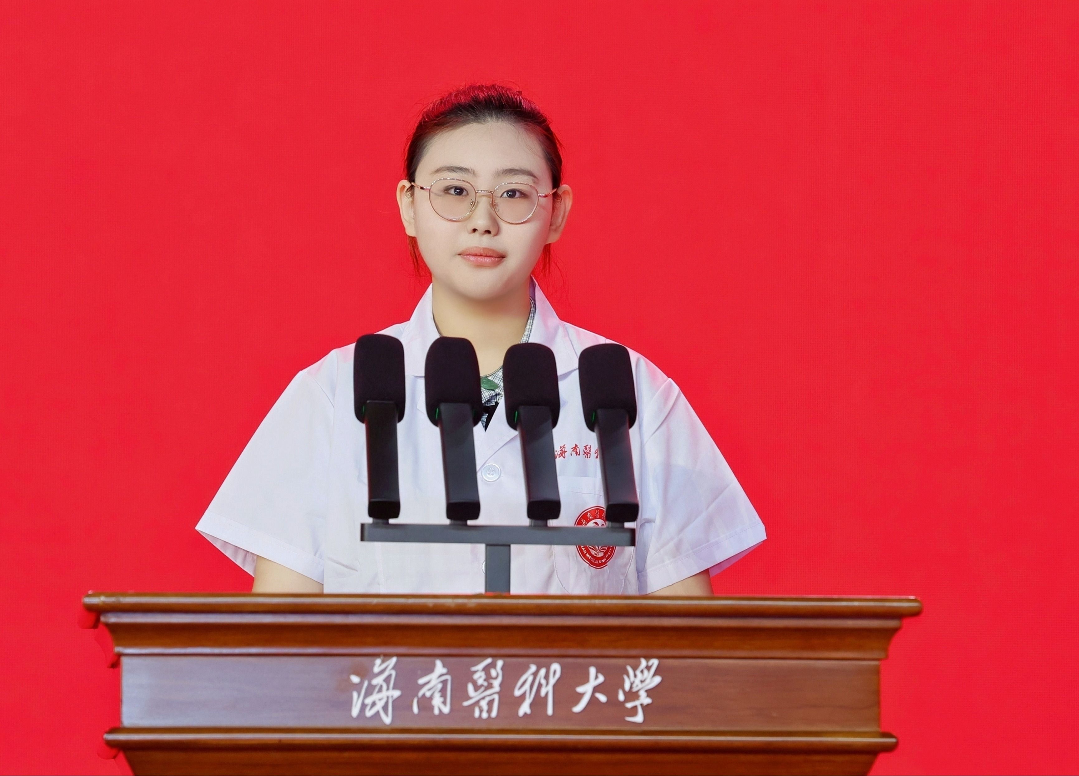 以青春为帆，赴南海之约——新生代表张娱溪在2026年新生开学典礼上的发言